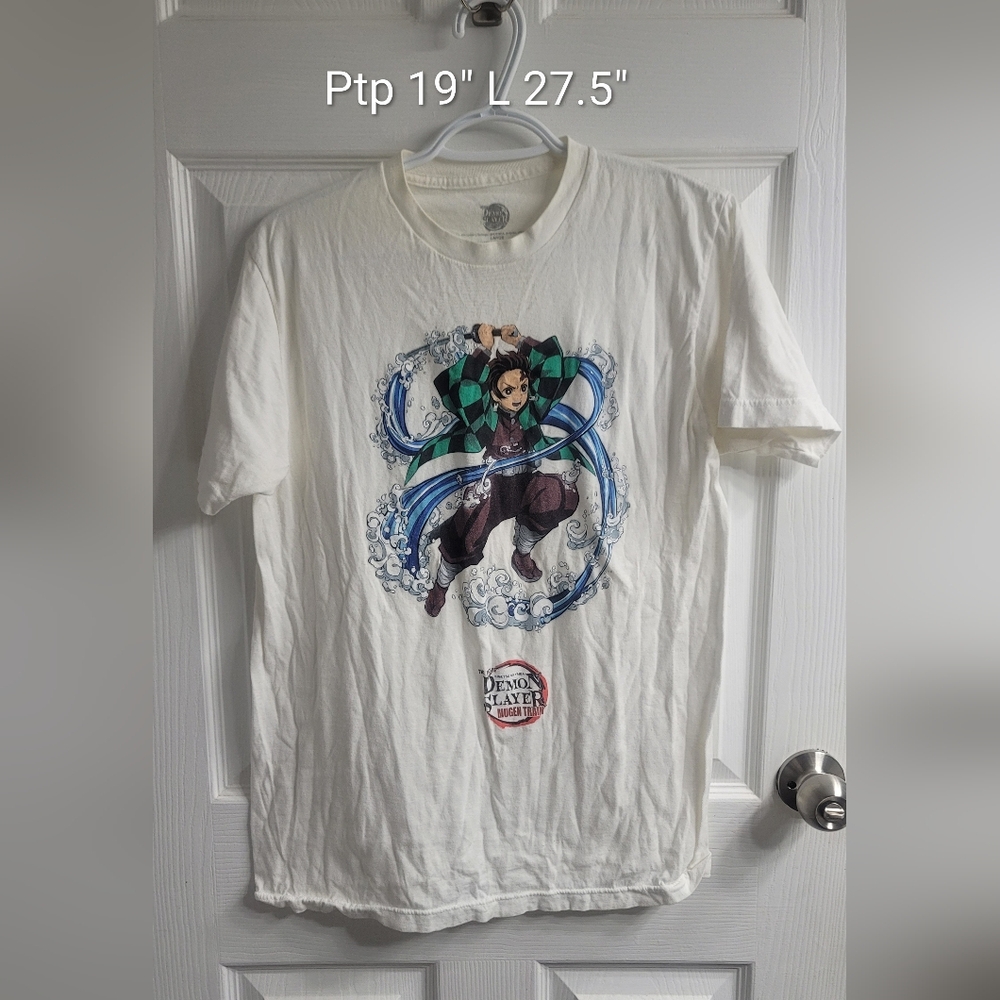 #495 FREE W PURCHASE Movie Demon Slayer Shirt sz L